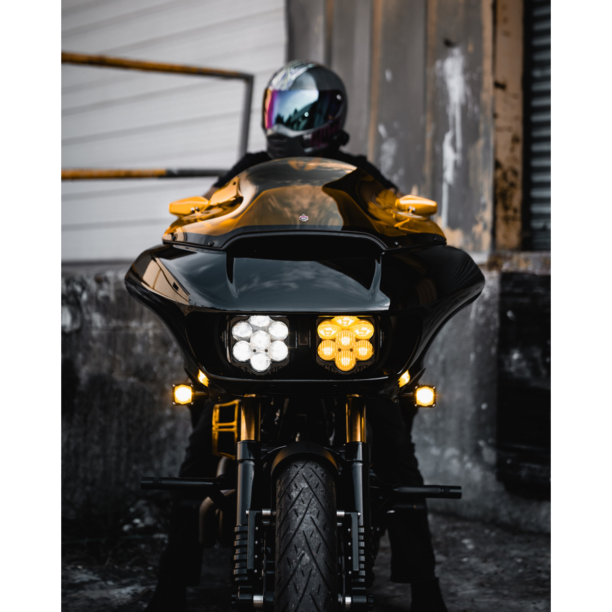 Custom Dynamics #SD-RG-FT-YB - LED Turn Signals - Black -Yellow Lens - Road Glide