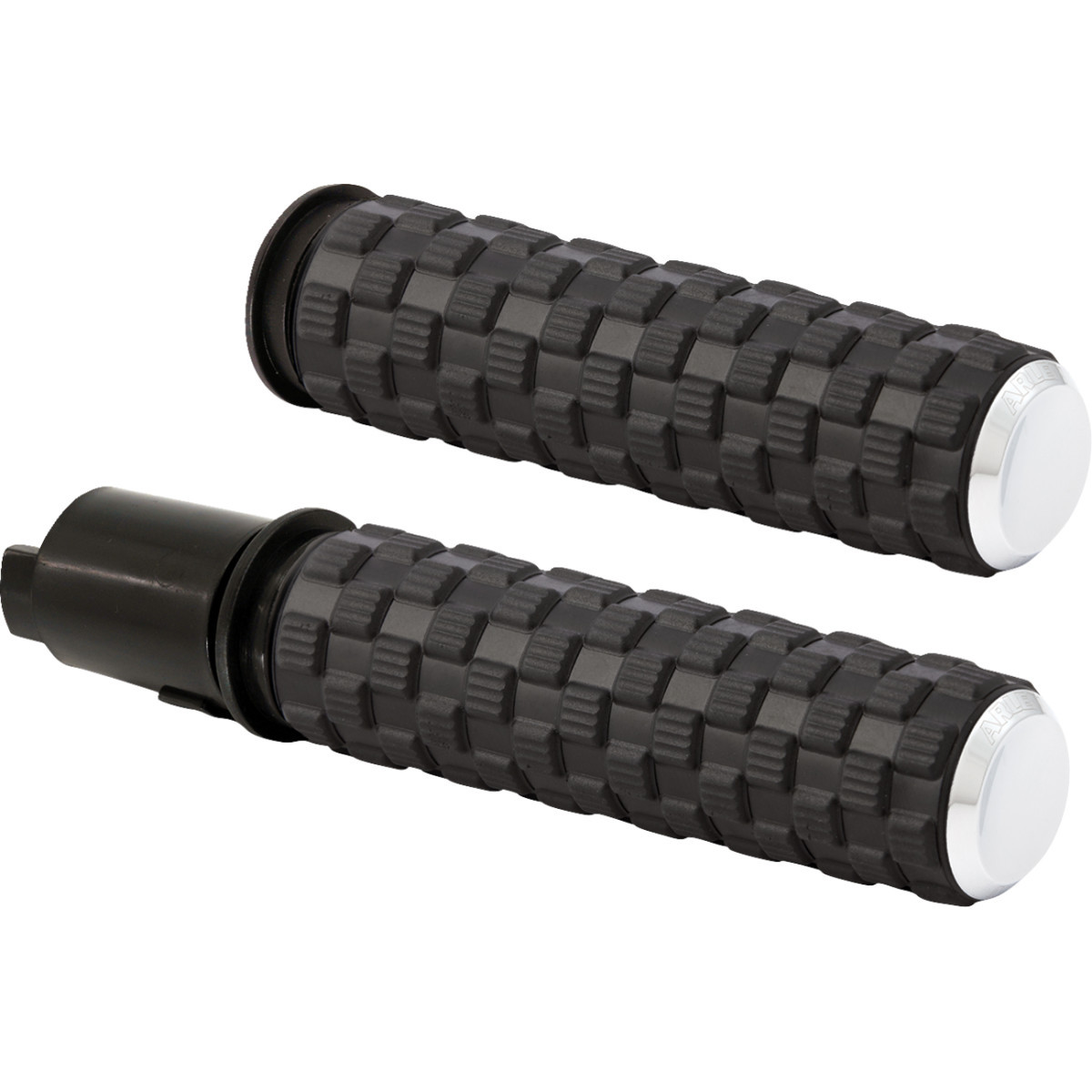 Arlen Ness #500-067 - Air Trax Grips - TBW - Chrome