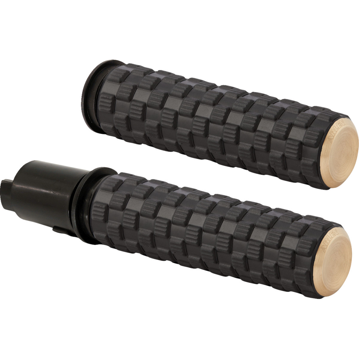 Arlen Ness #500-068 - Air Trax Grips - TBW - Brass