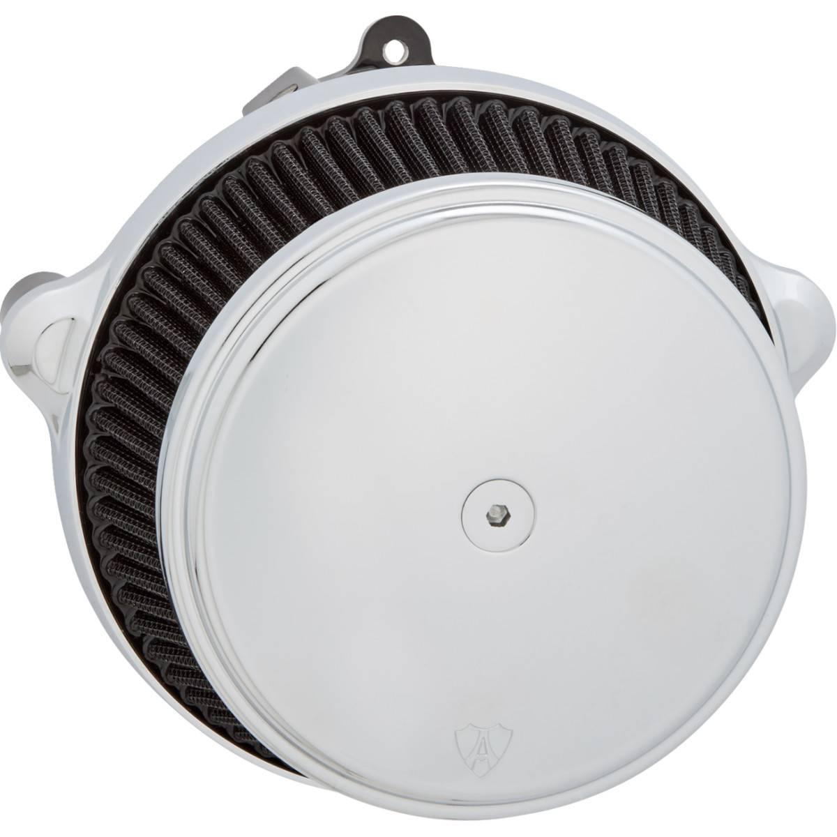 Arlen Ness #600-302 - Big Sucker™ Stage 1 Air Cleaner Kit with Cover - Smooth - Chrome