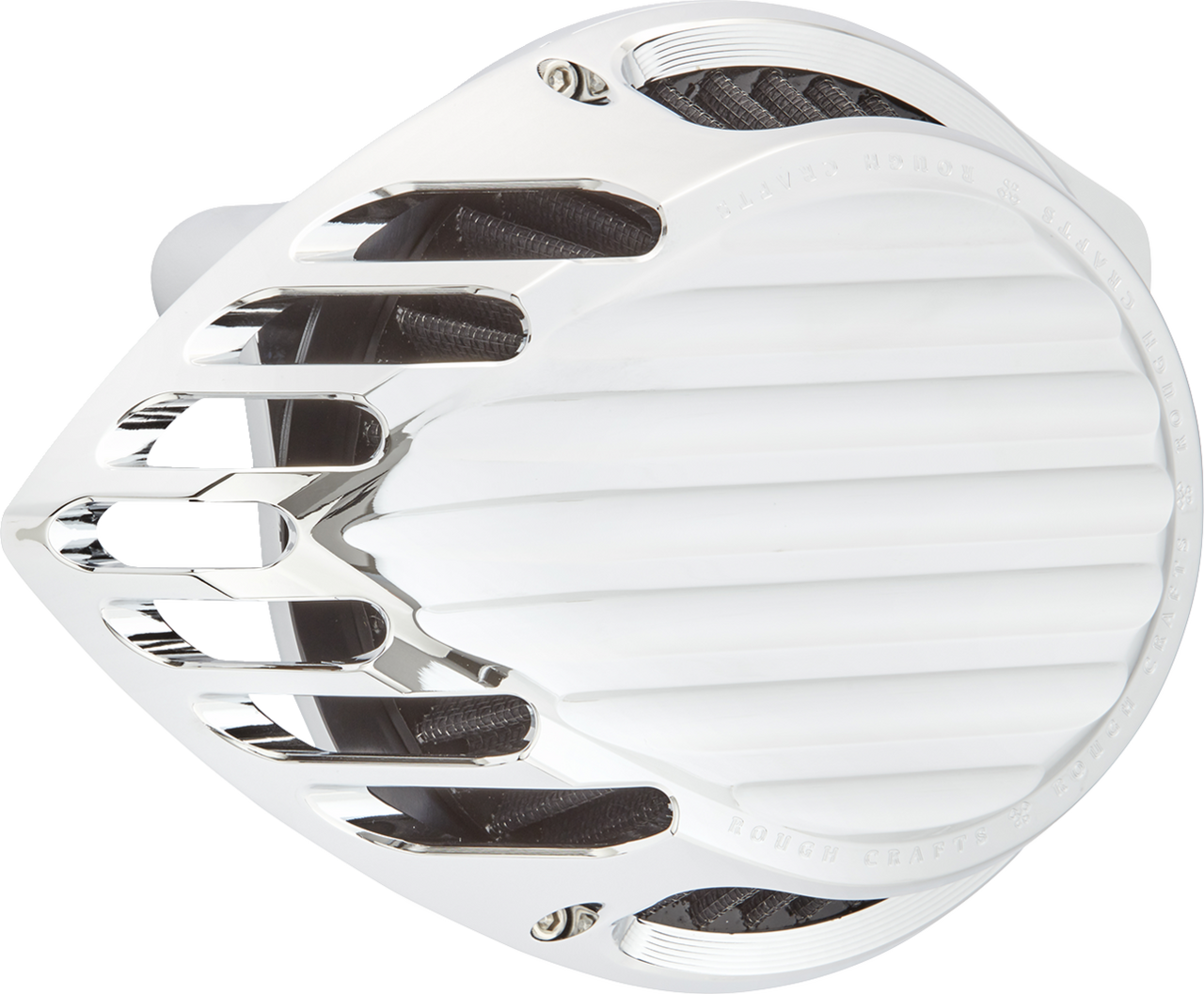 Arlen Ness #RC-600-022 Rough Craft Air Cleaner Kit - Chrome