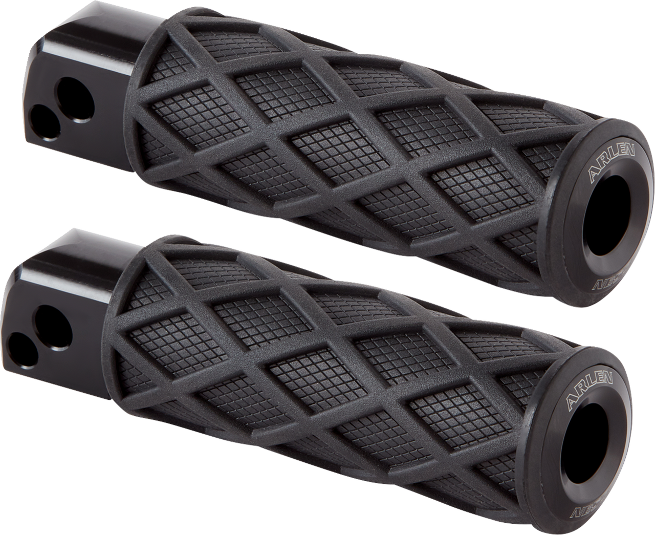 Arlen Ness #400-053 Diamond Footpegs - Passenger - Black