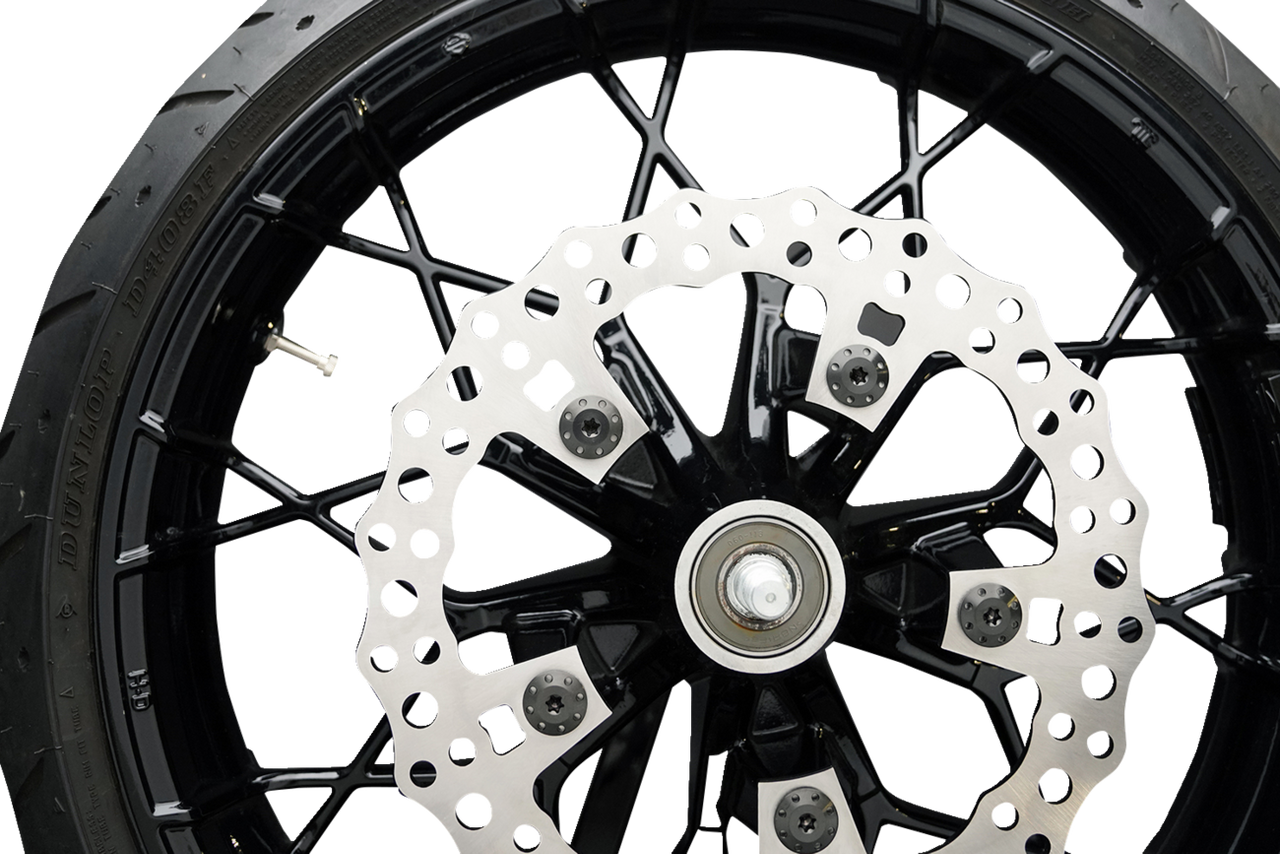 Arlen Ness #300-907 Bolt Kit - Holeshot/Front/Floating/Brake Rotor - Spoke Mount - Black - 5 Pack