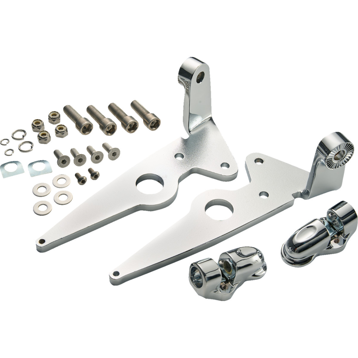 Ciro #66200 - Highway Peg Mounts - Driver - Chrome - Indian