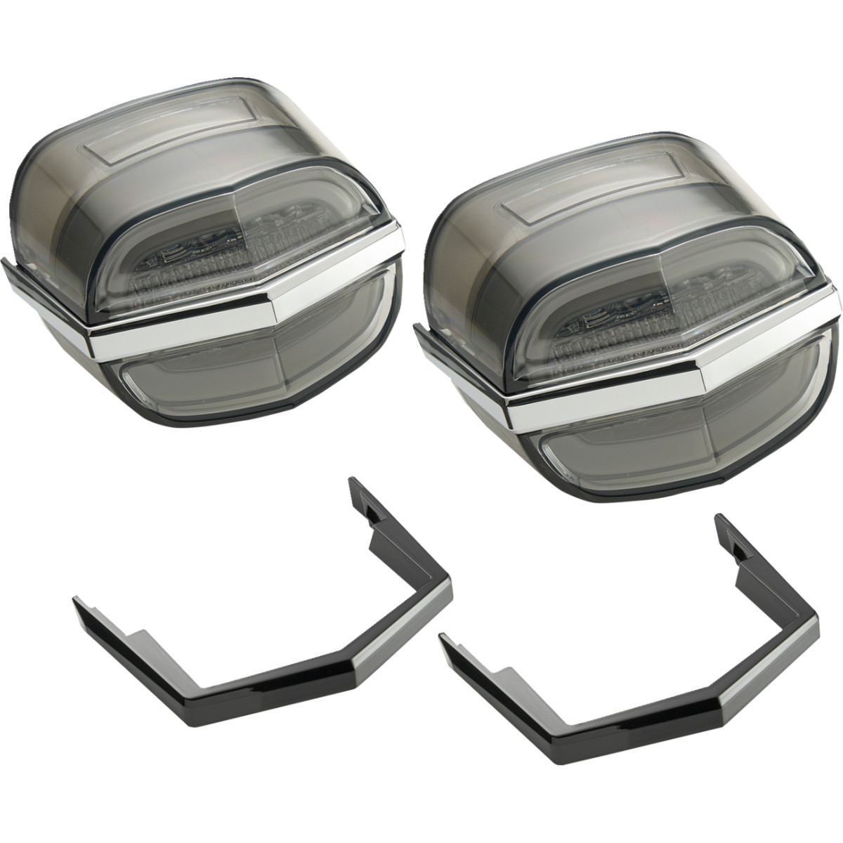 Ciro #40933 - Taillights - Light Smoke Lens - Tri Glide
