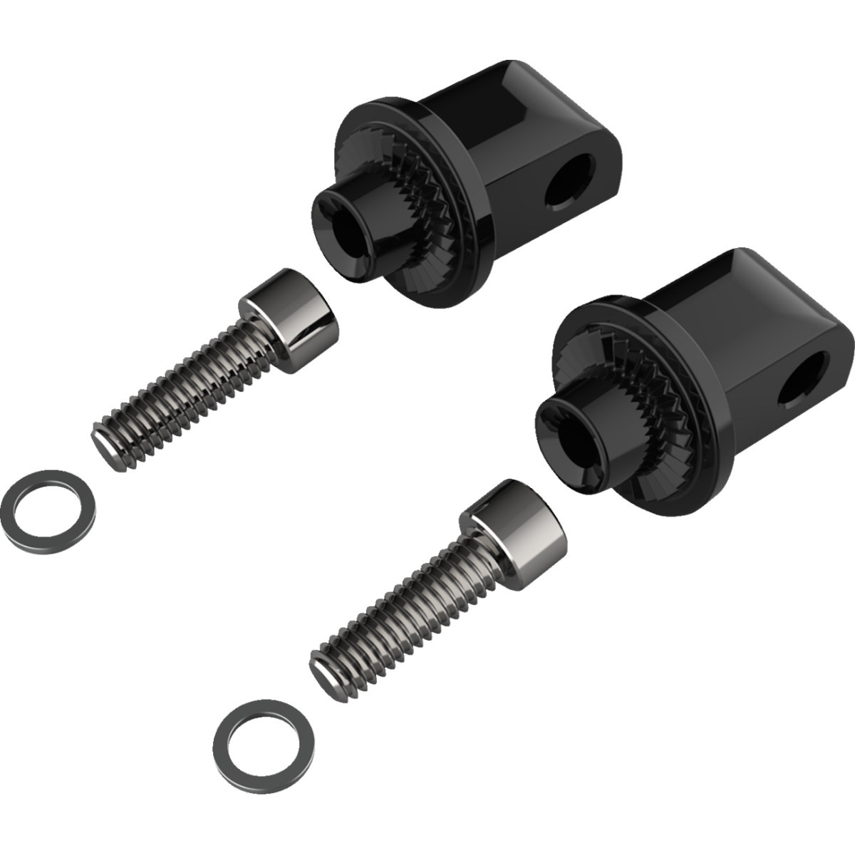 Ciro #60021 - Peg Adapter - Passenger - Black - Indian