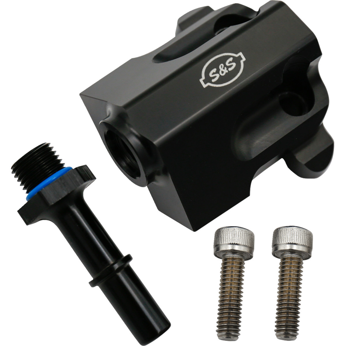 S&S Cycle #160-0280 - Replacement Fuel Rail Kit - Black - M8 Touring
