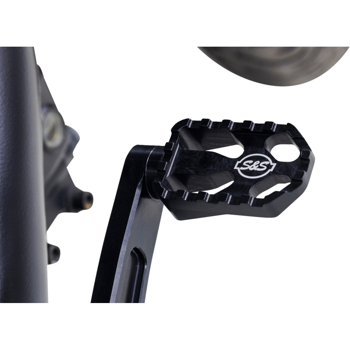 S&S Cycle #560-0370 - Brake Pedal - Mid-Mount - Black