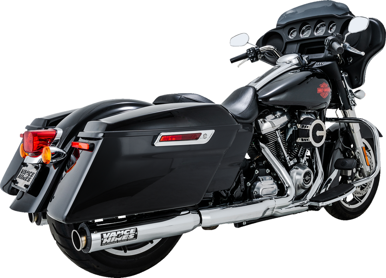 Vance & Hines #16721 - Supersport Slip-On Mufflers - Chrome - Touring