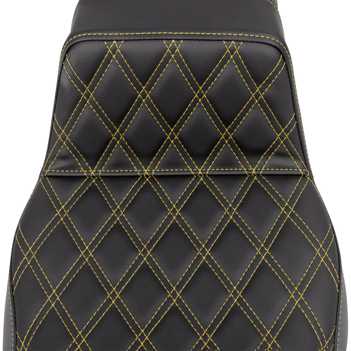 Saddlemen #808-07E-17507 - Step-Up Seat - Lattice Stitch - Gold Stitch - Extended Reach - FLH/FLT '08-'23