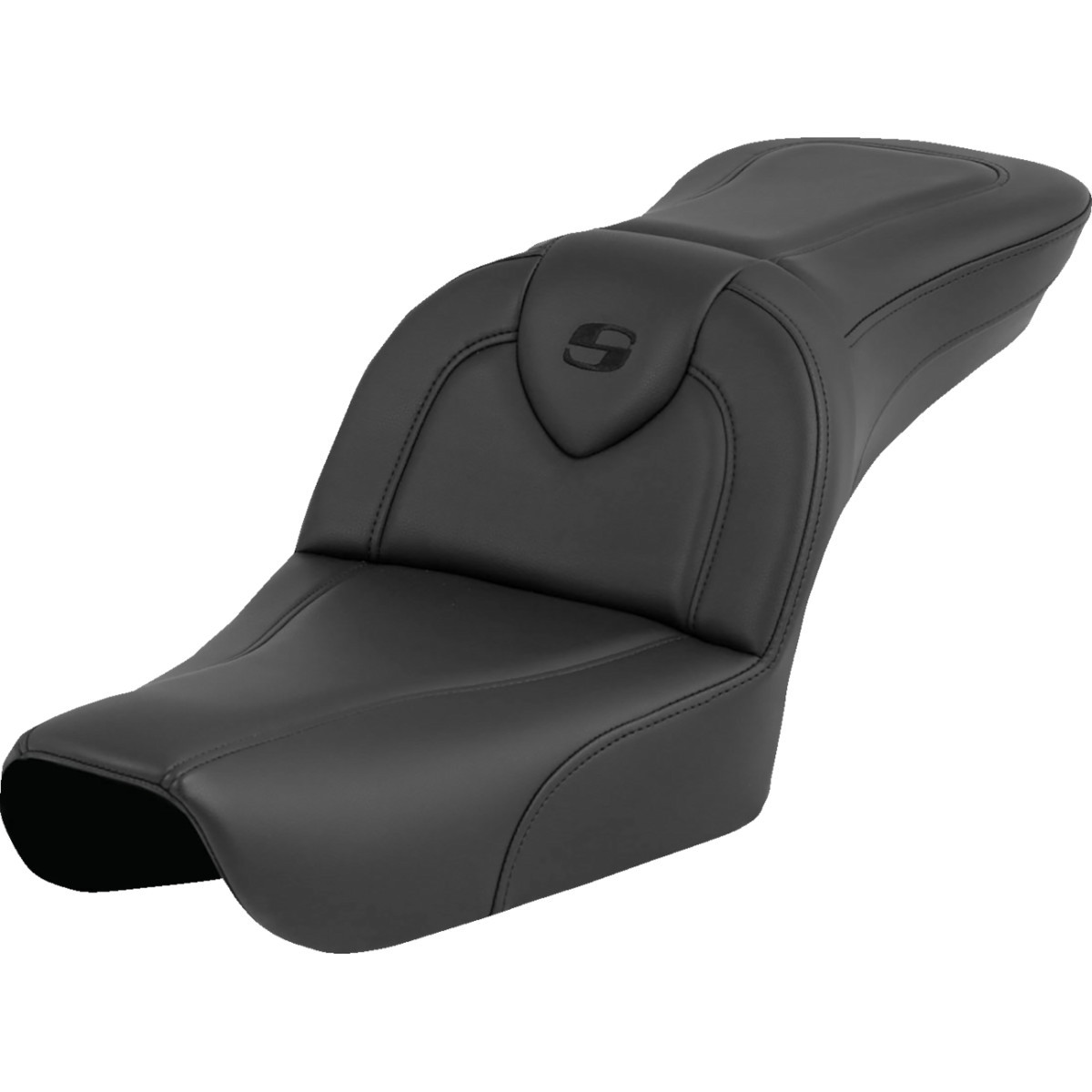Saddlemen #804-05-187 - RoadSofa™ - Black - without Driver Backrest - FXDWG '04-'05