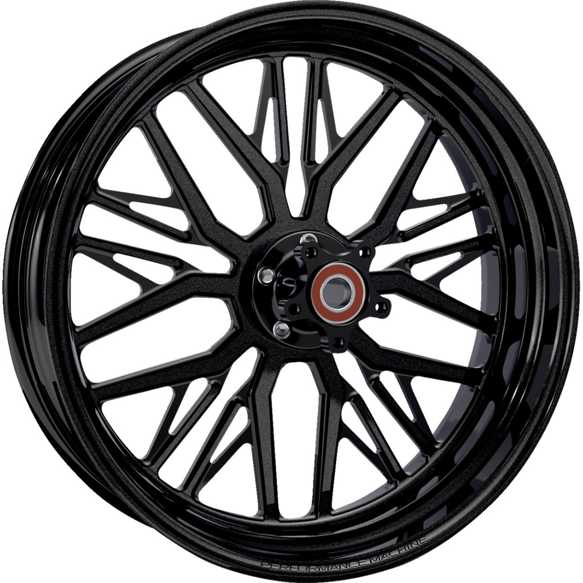 Performance Machine (PM) #1202-7814R-NVSAP-SMB - Wheel - Phatour - Front - Dual Disc/without ABS - Black Ops - 18x5.5