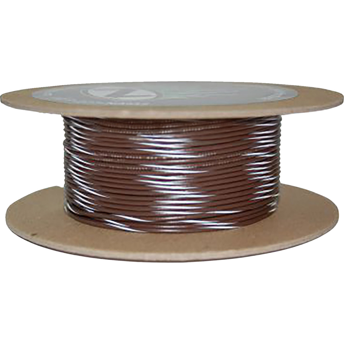 Namz #NWR-19-100-20 - 100' Wire Spool - 20 Gauge - Brown/White