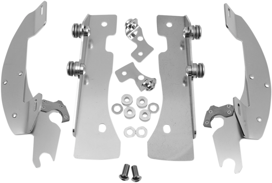 Memphis Shades #MEK1906  - Batwing Trigger Lock Mounting Kit - XV 1600/1700 - Polished