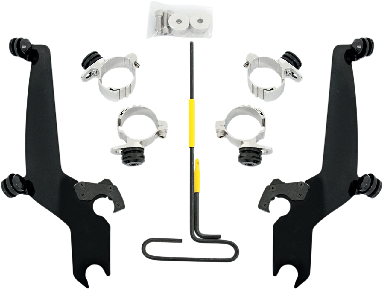 Memphis Shades #MEB8917  - Trigger Lock Sportshield Mounting Kit - Narrow - Black