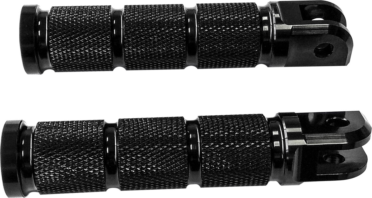 Harddrive Rider Footpegs Retro Black 2018-Up Softail Models