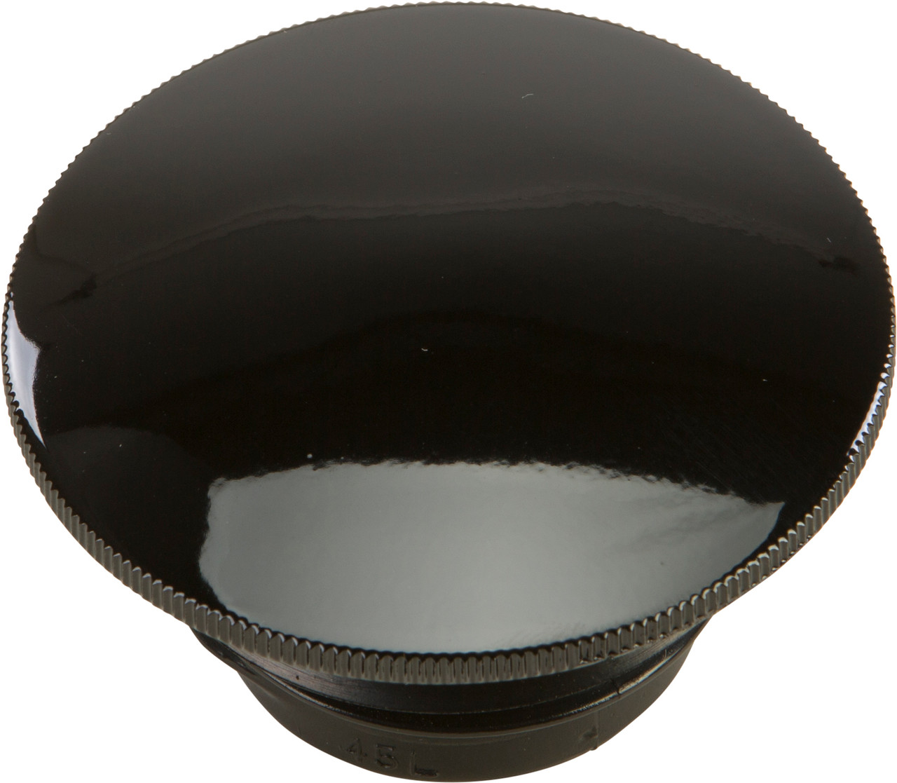 Harddrive Gas Cap Screw-In Smooth Non-Vented Gloss Black `96-20