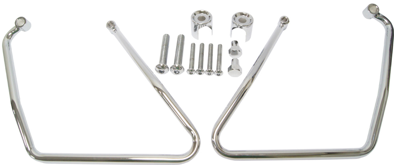 Harddrive Saddlebag Supports Chrome Early Sportster