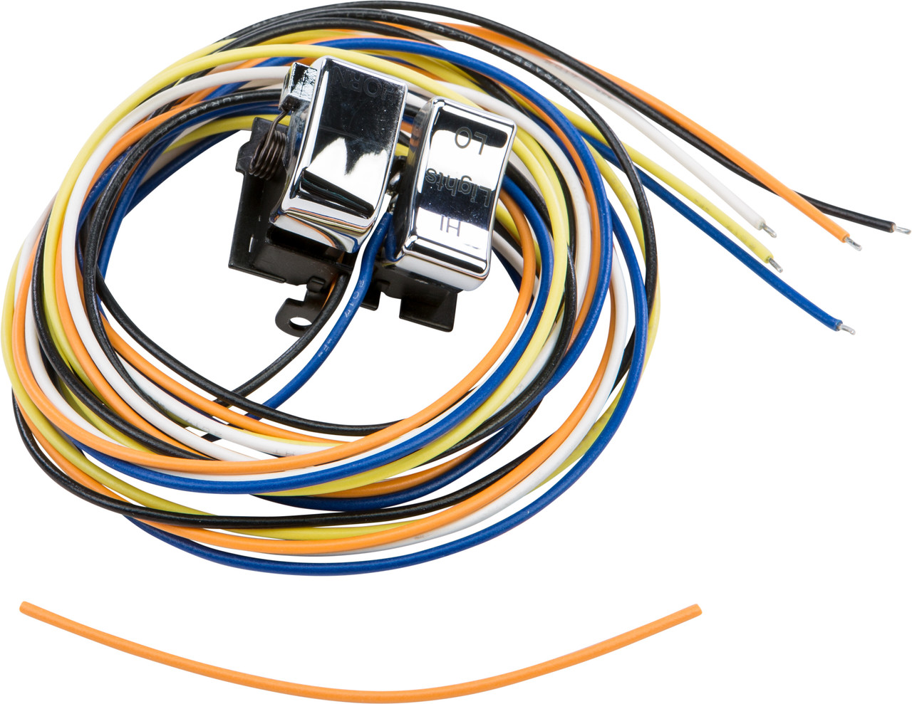 Harddrive Dimmer/Horn Switch Assy Chrome 82-95