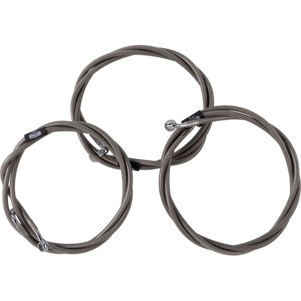 LA Choppers #LA-8059B13 - Brake Line - Chrome