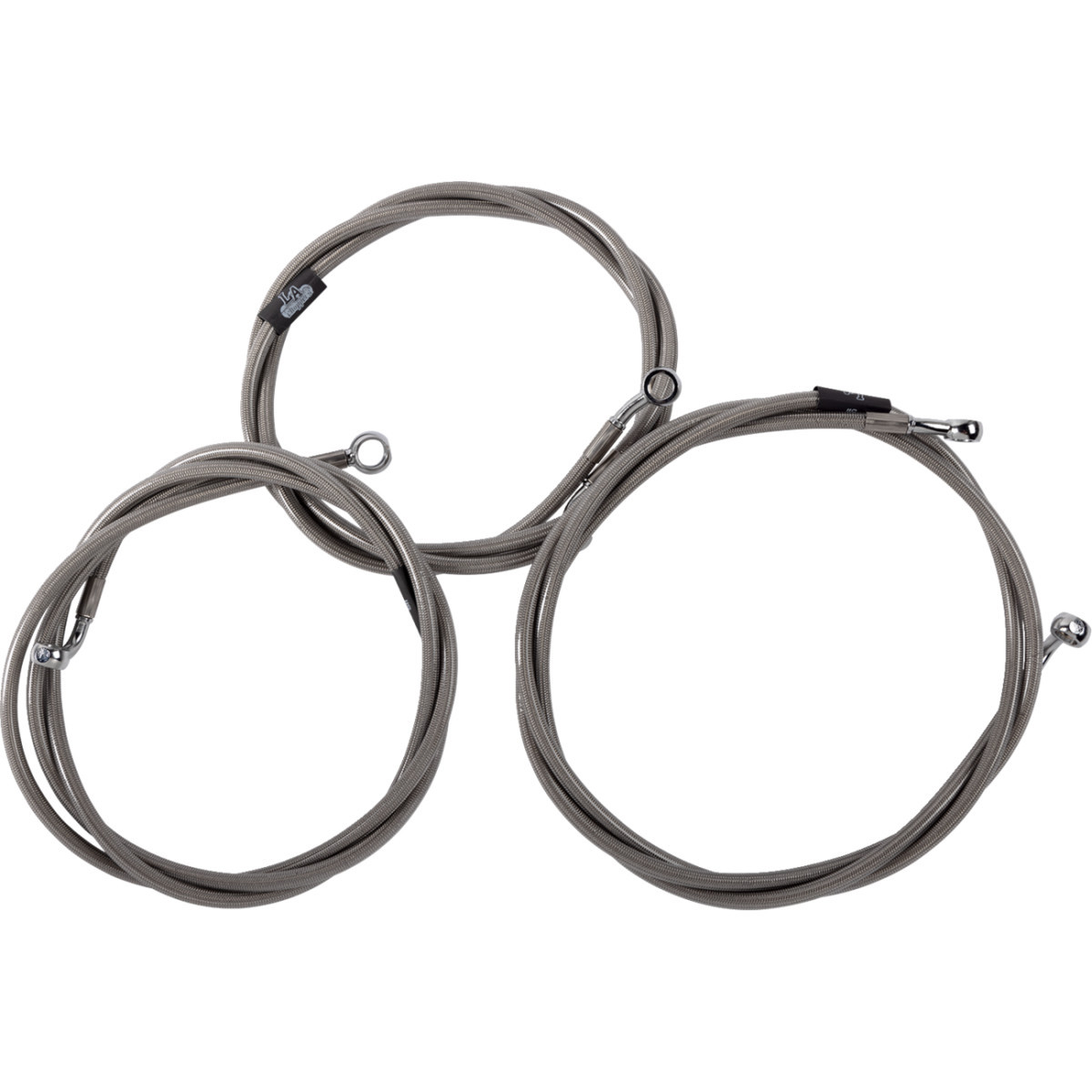 LA Choppers #LA-8059B19 - Brake Line - Chrome