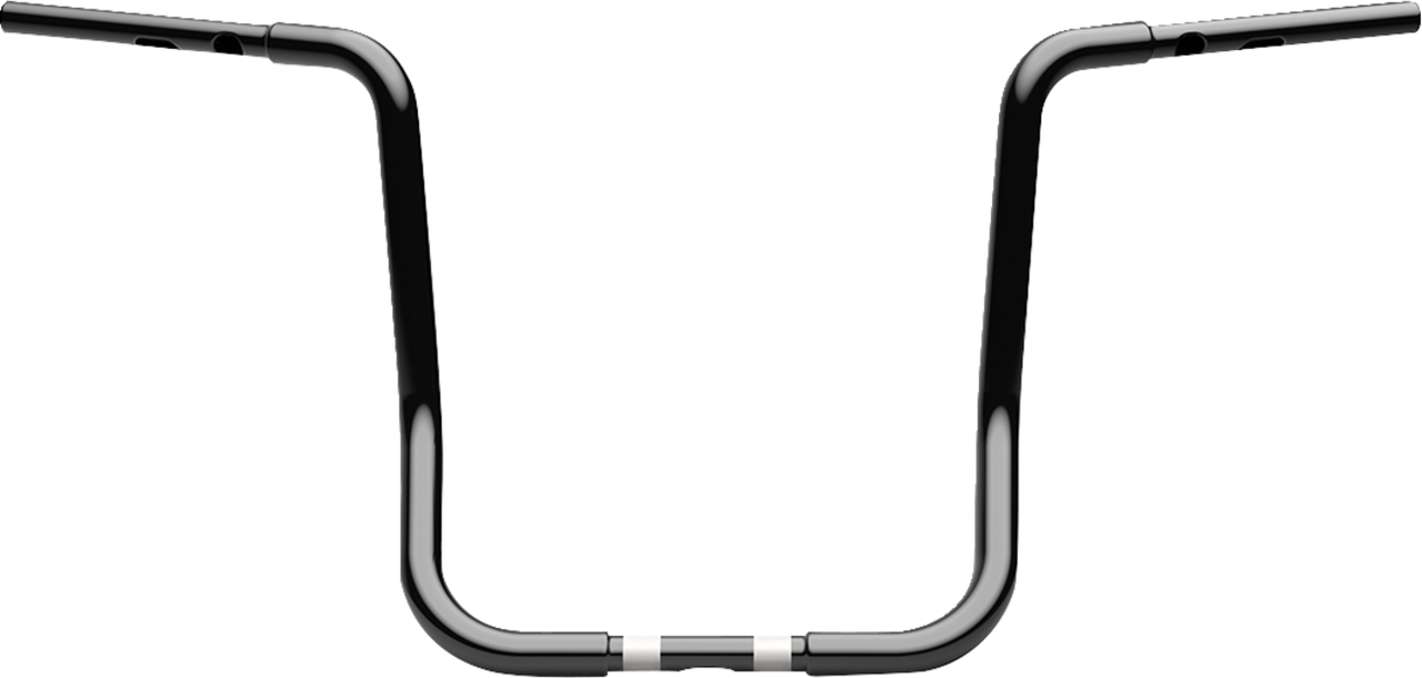 LA Choppers Handlebar - Twin Round - 1-1/4" x 16" - Black (#LA-7347-16B)