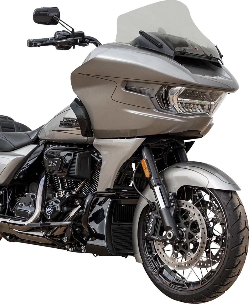 Klock Werks #KWW-01-0705-T - Flare Windshield - 12" - Tint - FLTRX