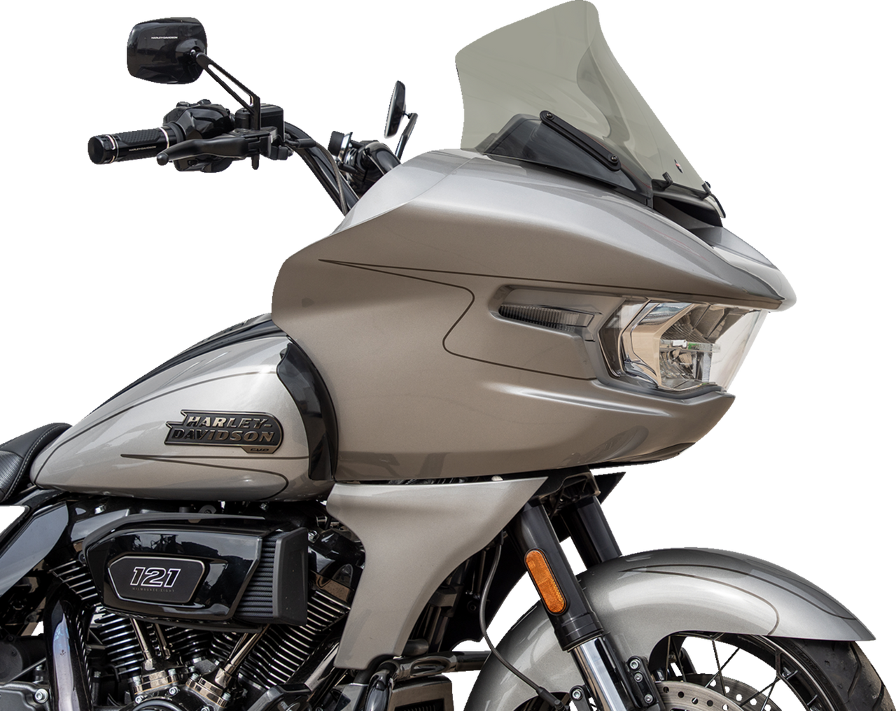 Klock Werks #KWW-01-0705-T - Flare Windshield - 12" - Tint - FLTRX