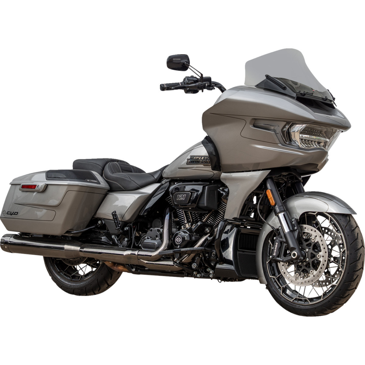 Klock Werks #KWW-01-0705-T - Pro-Touring Flare® Windshield - 12" - Tint - '23-'25 FLTRX