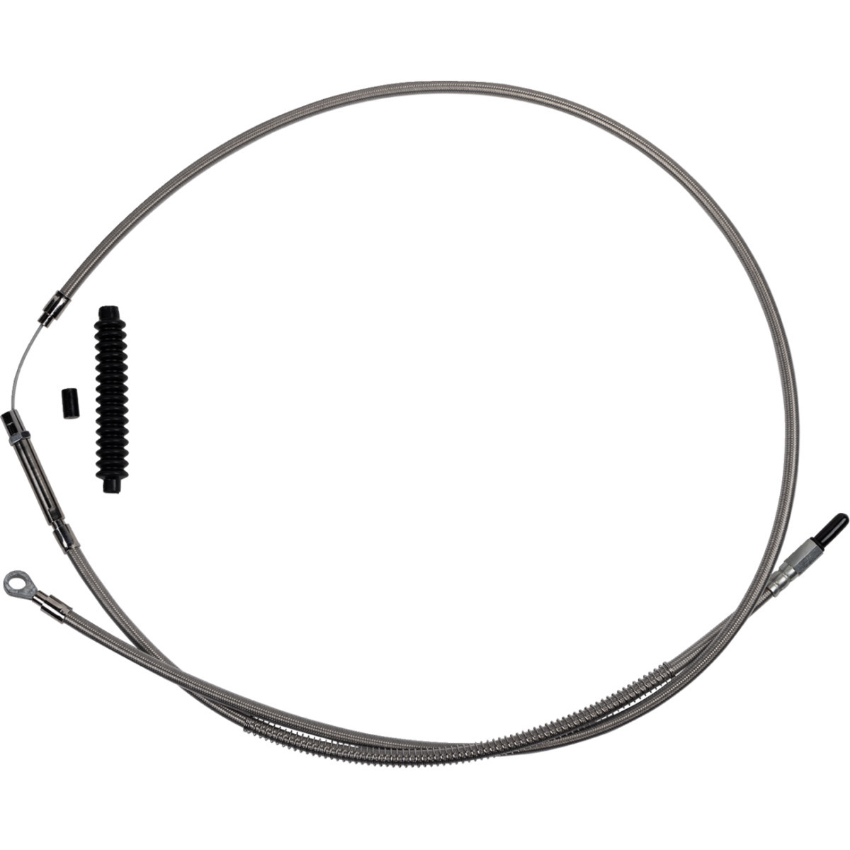Barnett #102301006810 - High-Efficiency Stainless Steel Clutch Cable for Harley-Davidson - +10" - '21-'24 FL