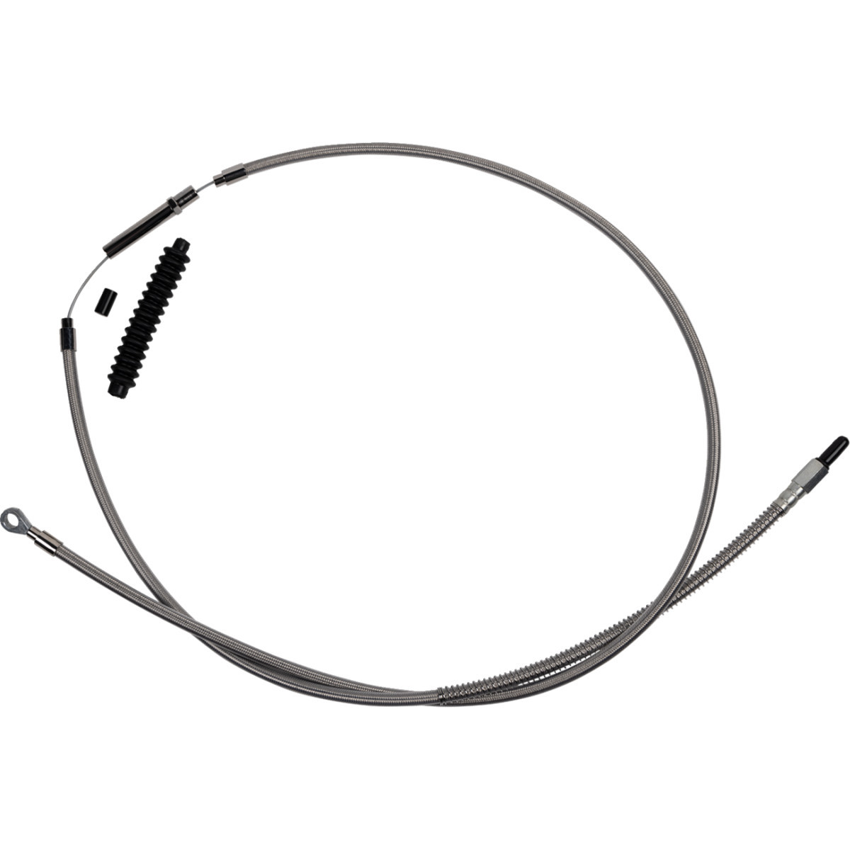 Barnett #10230100618 - High-Efficiency Stainless Steel Clutch Cable for Harley-Davidson - +8" - '18-'23 Softail