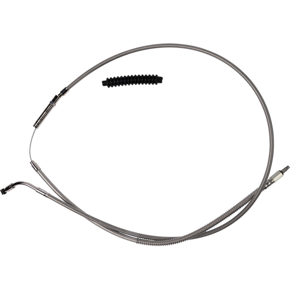 Barnett #10230100728 - High-Efficiency Stainless Steel Clutch Cable for Harley-Davidson - +8" - '23-'24 FLTRXSE