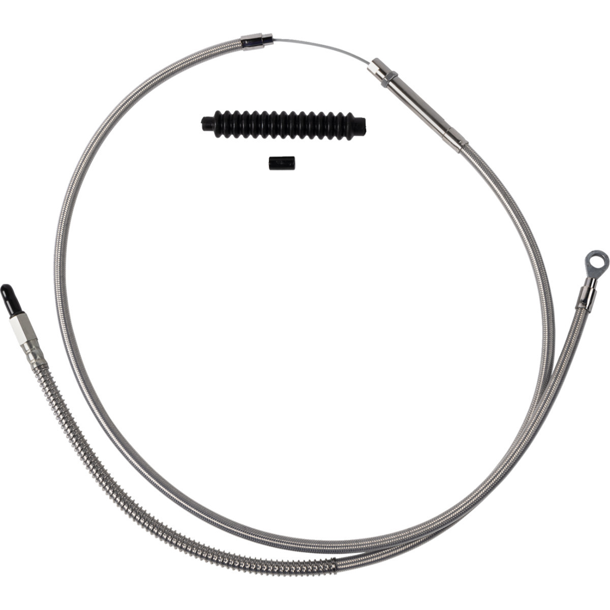 Barnett #10230100636 - High-Efficiency Stainless Steel Clutch Cable for Harley-Davidson - +6" - '18-'23 Softail