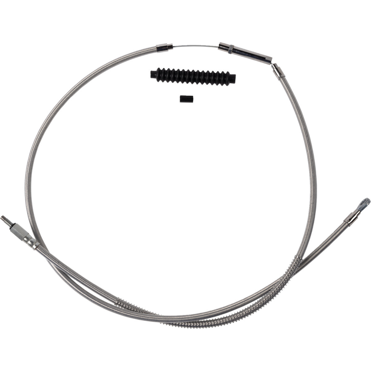 Barnett #10230100638 - High-Efficiency Stainless Steel Clutch Cable for Harley-Davidson - +8" - '18-'23 Softail