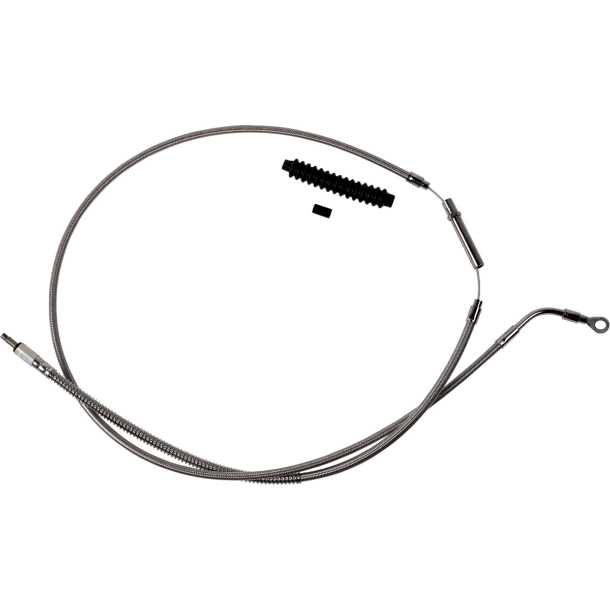 Barnett #10230100668 - High-Efficiency Stainless Steel Clutch Cable for Harley-Davidson - +8" - '21-'24 FLH