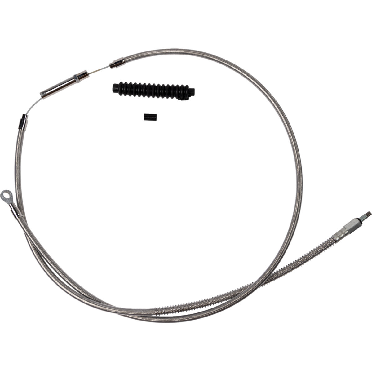 Barnett #10230100628 - High-Efficiency Stainless Steel Clutch Cable for Harley-Davidson - +8" - '18-'23 Softail