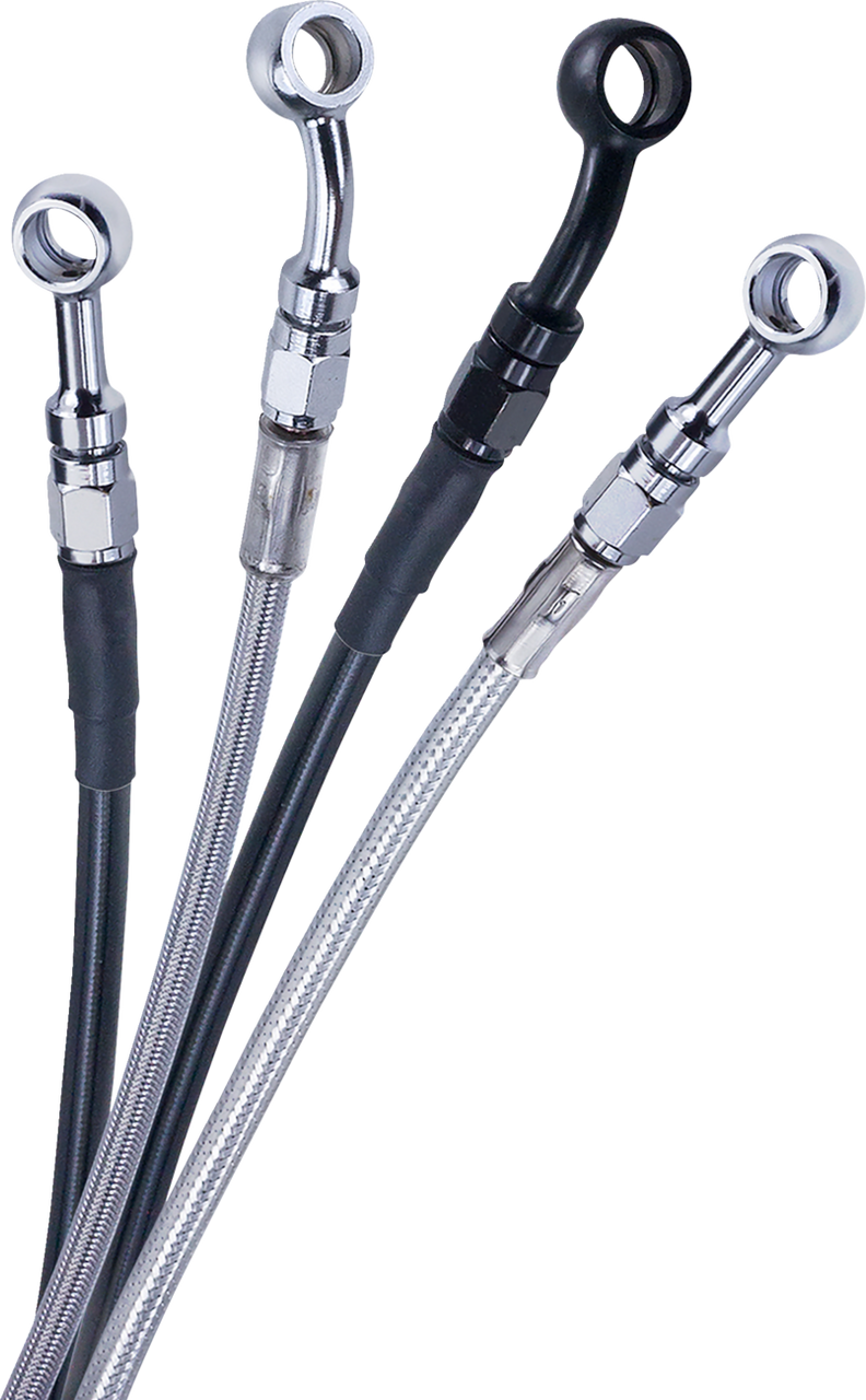 Barnett #251-30-51134-8 - Brake Line - Upper - Black - +8"