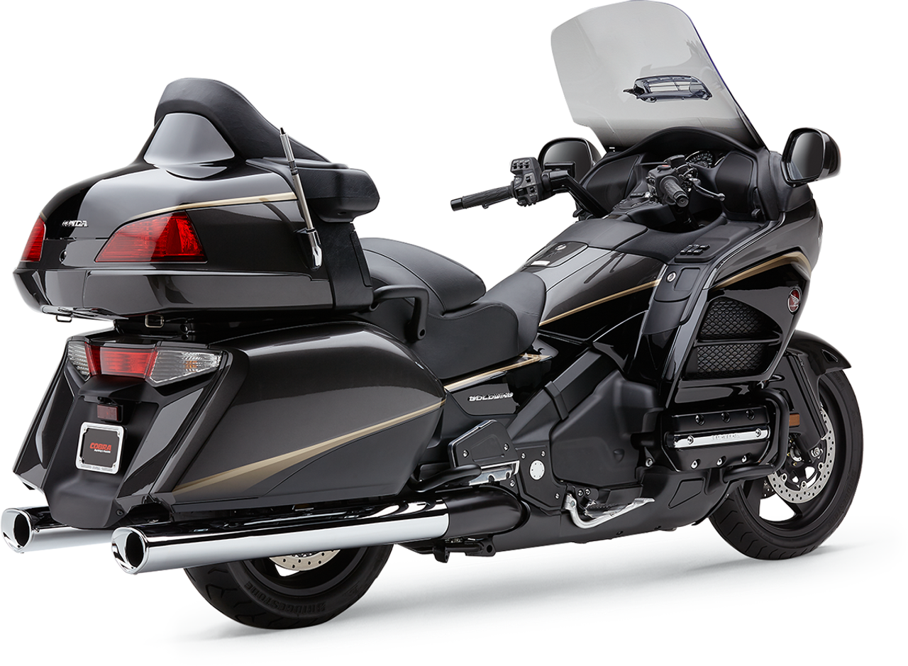 Cobra #1218 - Chrome Tri Flow Mufflers