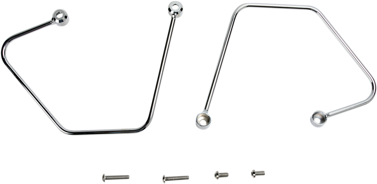 Cobra #02-6105 - Saddlebag Supports - Chrome - Honda CMX