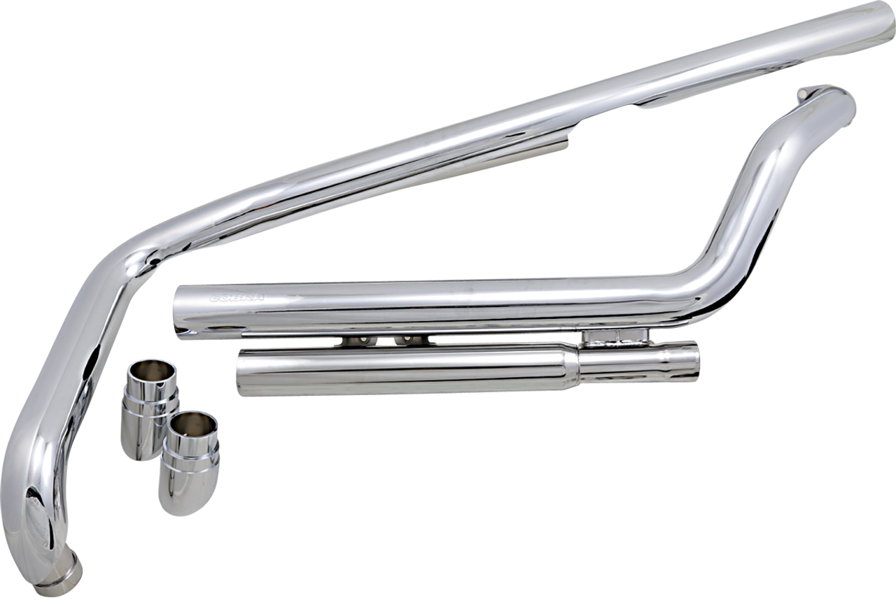 Cobra #1832 - Speedster Slashdown Exhaust - VTX1300C