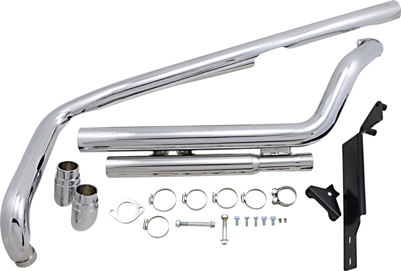 Cobra #1832 - Speedster Slashdown Exhaust - VTX1300C