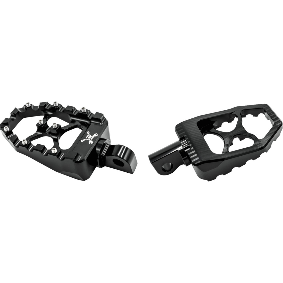 Burly Brand #B13-1015B - MX Evolution Driver Pegs - Black - Sportster/Dyna