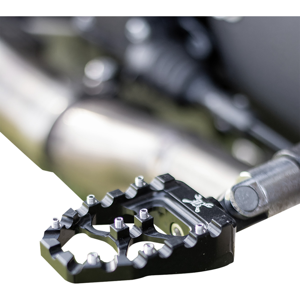 Burly Brand #B13-1015B - MX Evolution Driver Pegs - Black - Sportster/Dyna