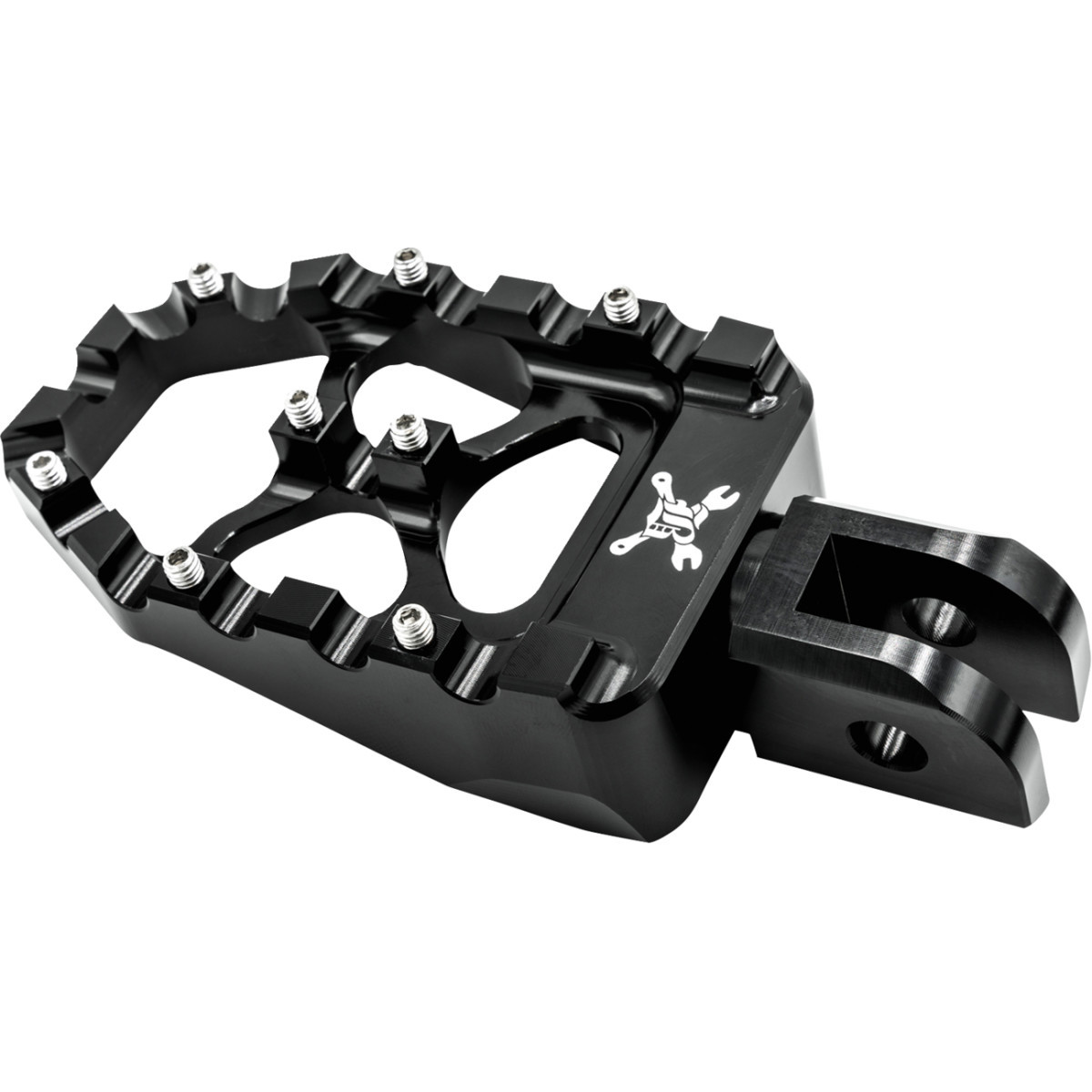 Burly Brand #B13-1016B - MX Evolution Driver Pegs - Black - Softail