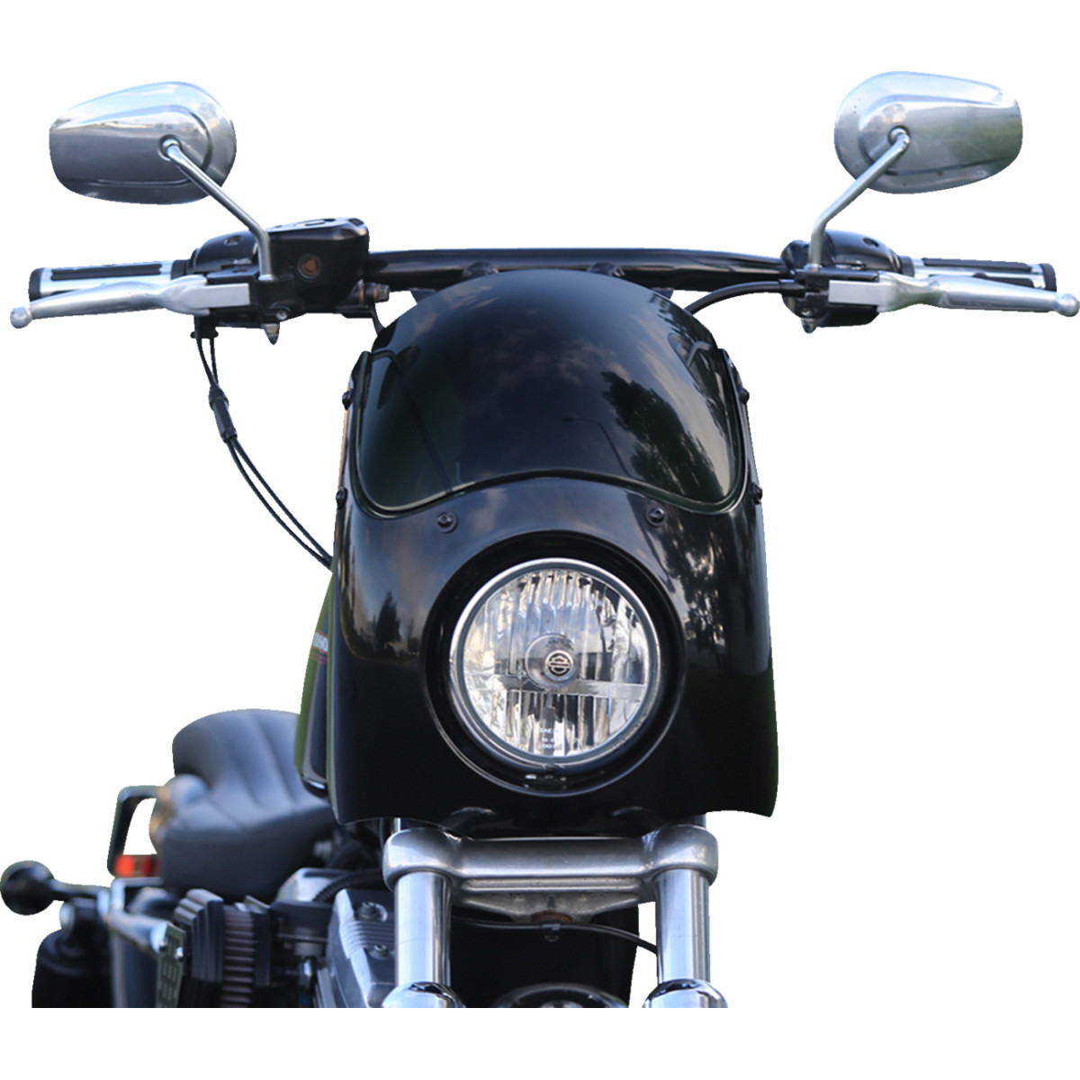 Burly Brand #B10-0001 - Outlaw Fairing - 5-3/4" Headlight - 35 mm - 49 mm Forks