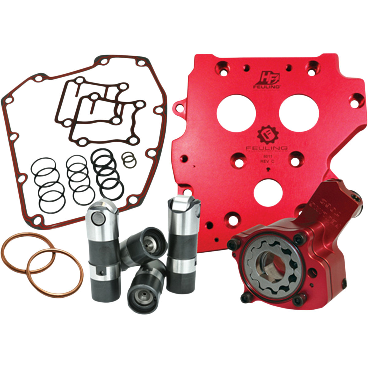 Feuling Parts #7077ST - Race Series® Conversion Camplate Oil System - Twin Cam