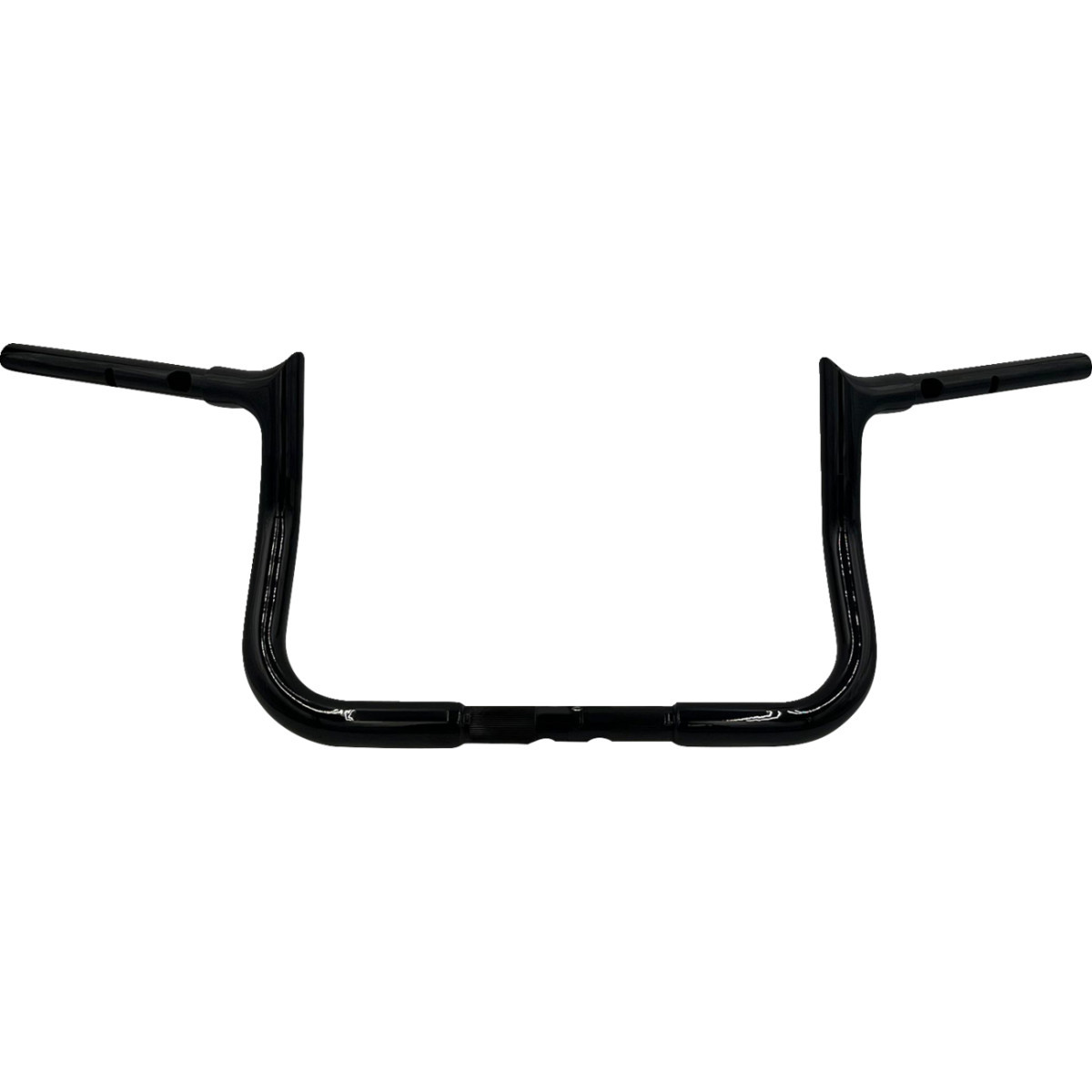 FAT Baggers INC. #945010-B - 1-1/4" EZ Install Pointed Top Handlebar - 10" - Black
