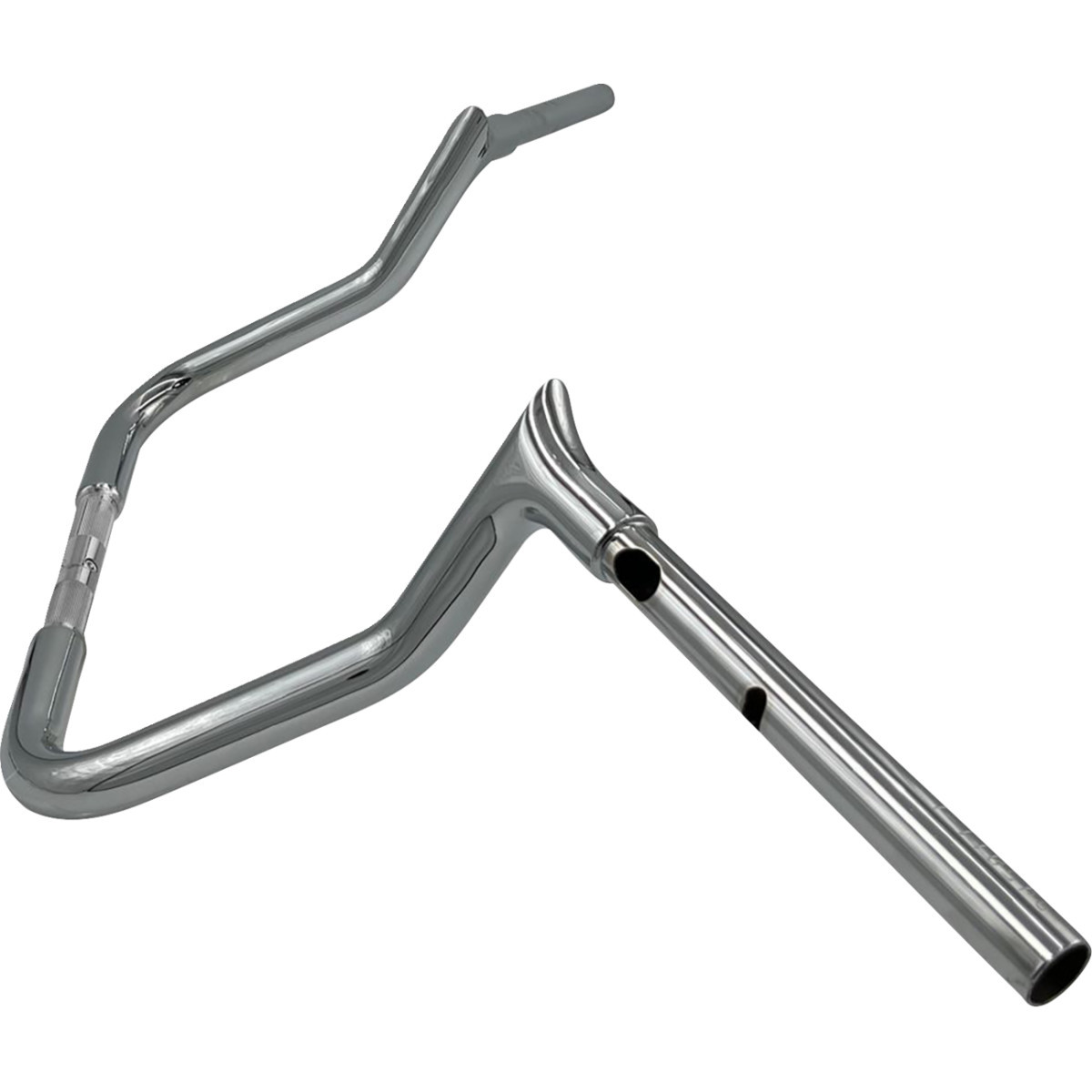 FAT Baggers INC. #945011 - 1-1/4" EZ Install Pointed Top Handlebar - 11" - Chrome