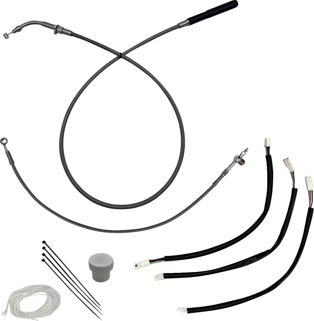 Fat Baggers Inc. 149012 - EZ Installation Kit - +4" - FLHX, FLHXSE- Braided