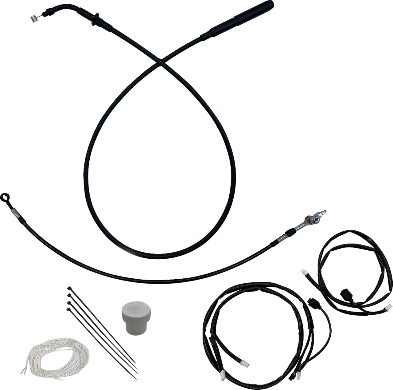 Fat Baggers Inc. 149014-B - EZ Installation Kit - +6" - FLHX, FLHXSE - Black